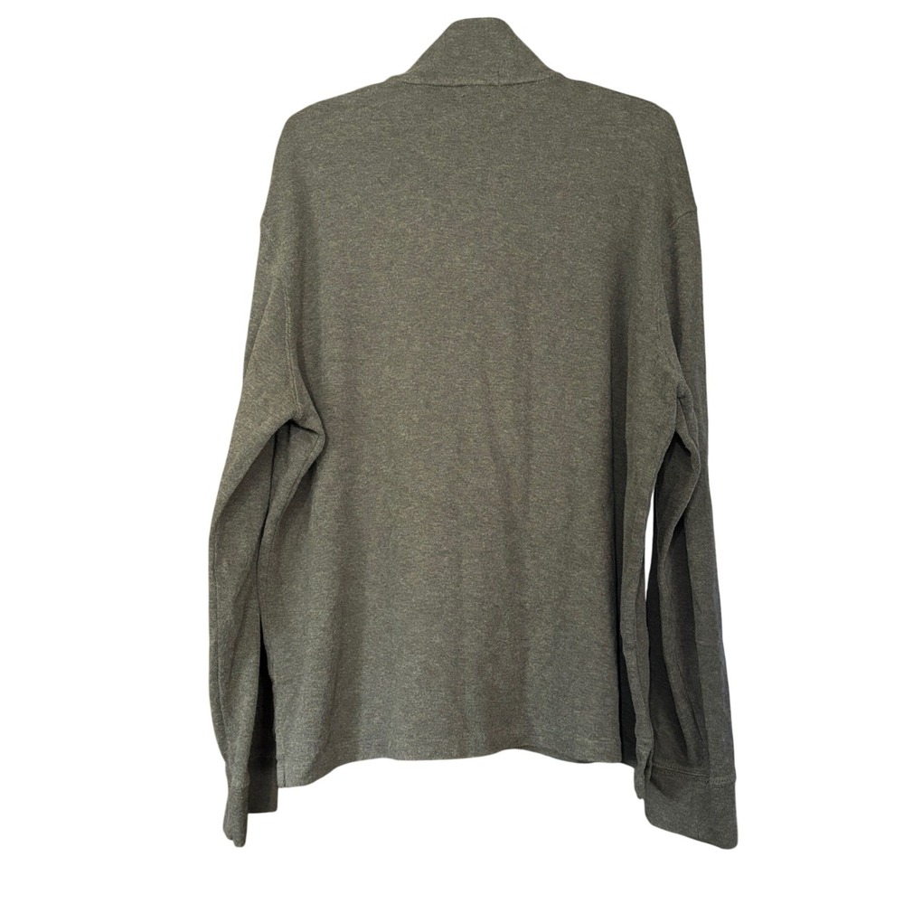 Polo Ralph Lauren Estate Rib Men's XL 1/4 Zip Pullover Sweater Flesh Pony Preppy - Picture 3 of 6